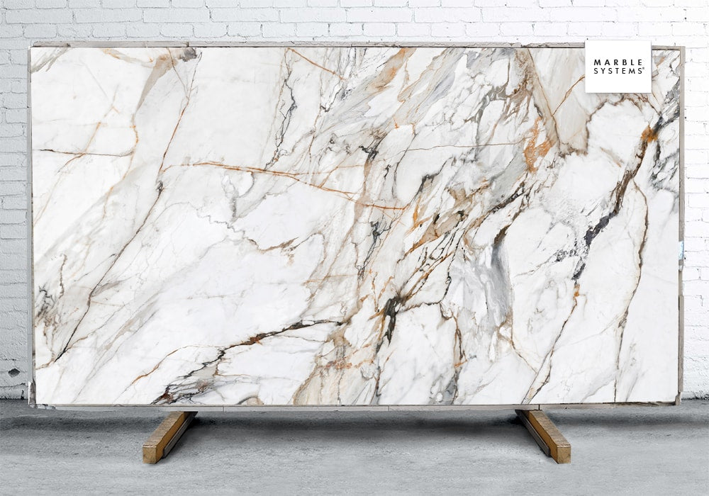 Calacatta Luxe Cl01 Natural Sintered Stone Slab 125×63 Image