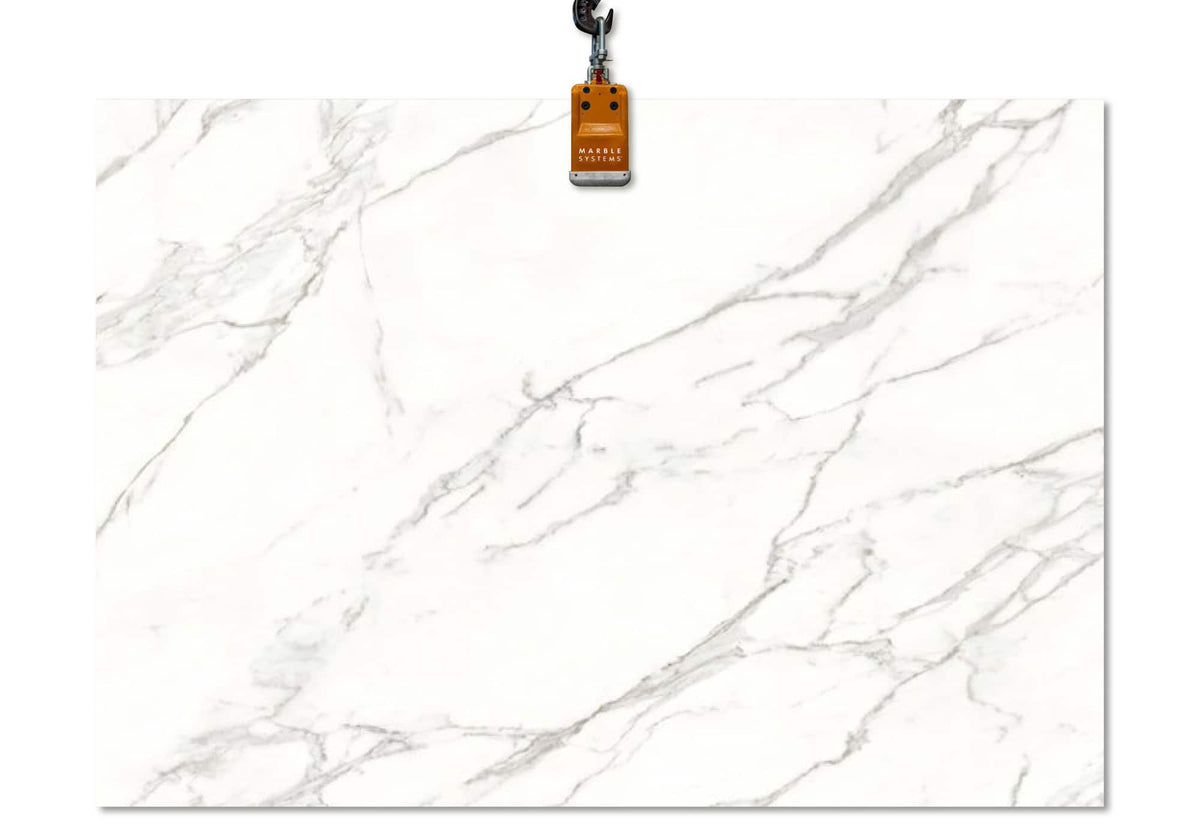 CALACATTA C01R HONED SINTERED STONE SLAB WNE10116