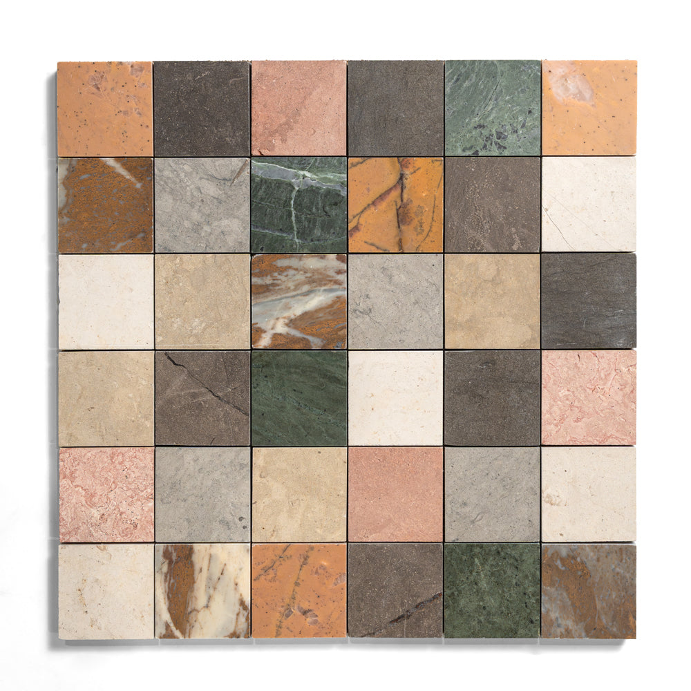 Ariana Honed 2×2 Limestone Mosaics 12×12