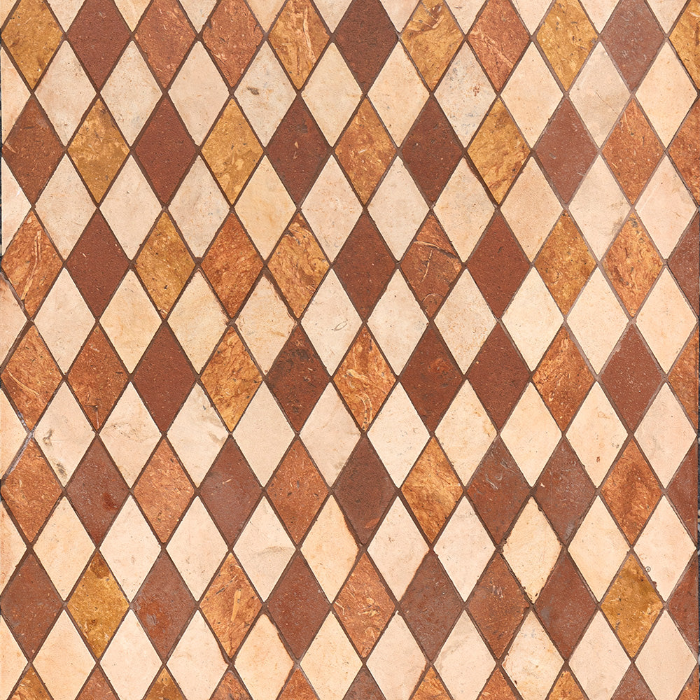Horus Honed Limestone Mosaics 11 9/16×11 5/8×3/8
