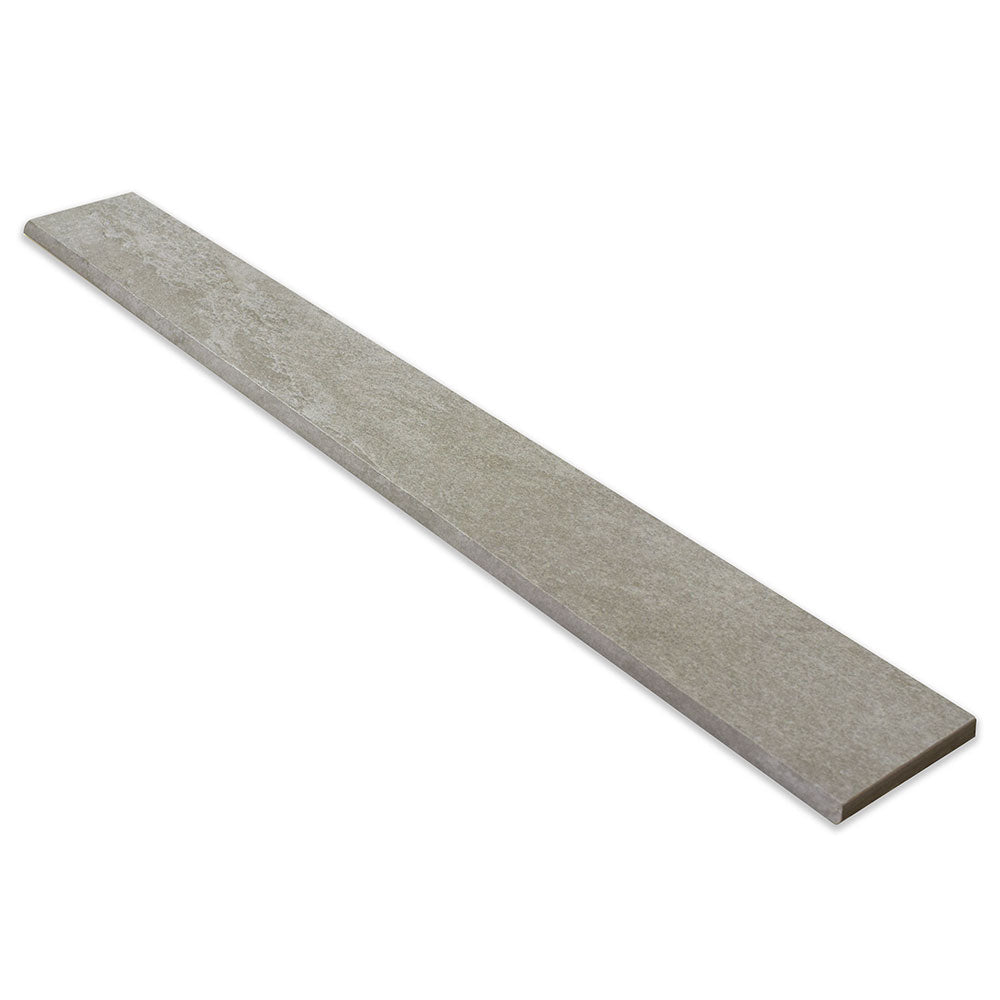 Light Grey Matte Battiscopa Slate Look Porcelain Moldings 2 3/4×24 (WNB00330)