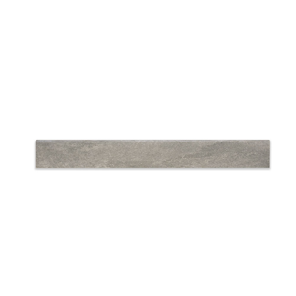 Light Grey Natural Battiscopa Porcelain Base 2 3/4×24 Image