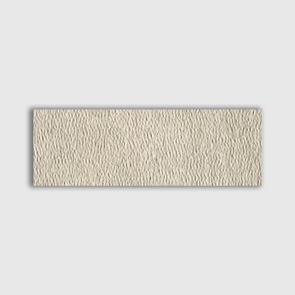 Taupe Struttura Cesello Porcelain Tile 4×12 Image