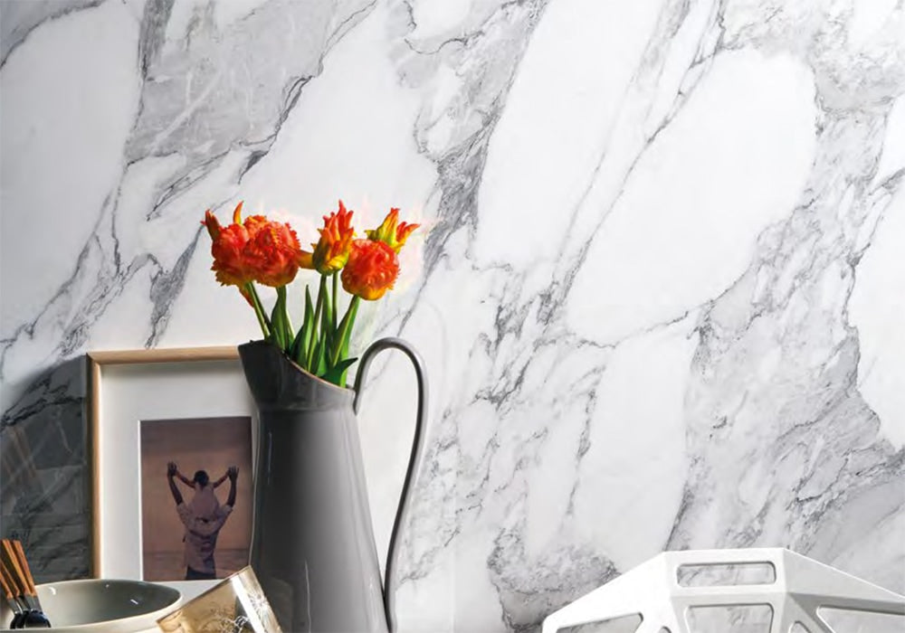 Arabescato Corchia A Lappato Lucido Porcelain Slab 64×128 (YEM00961)