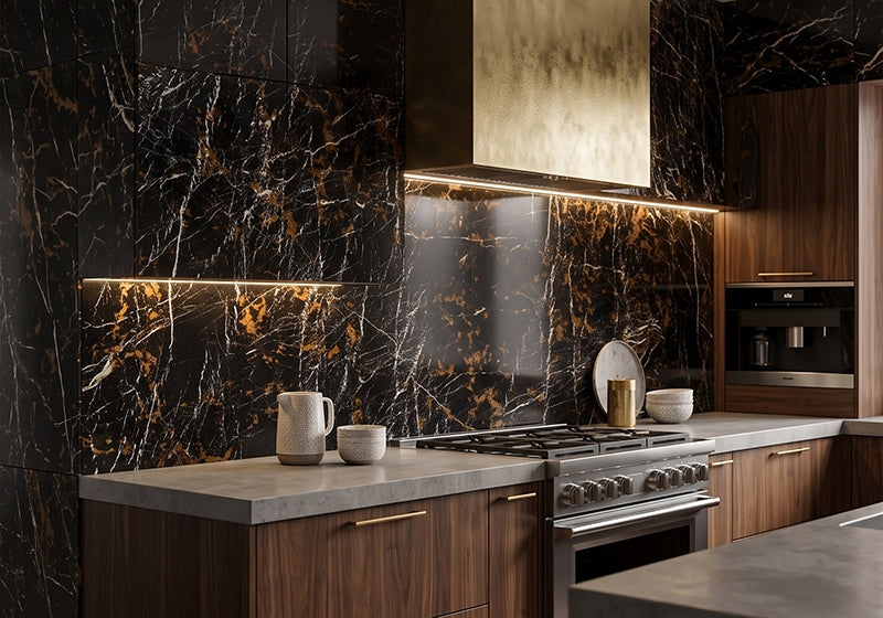 Port Laurent Polished Marble Slab Random (SL90112)