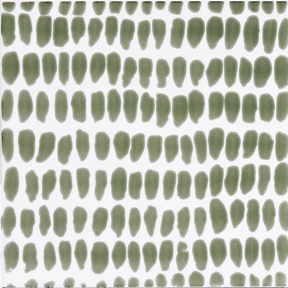 Pure White, Forest Matte Albert Ceramic Tile 6×6 Image