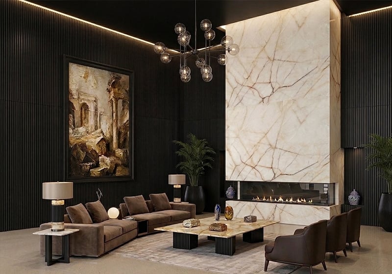 Cristallo Luminescence Select Polished Quartzite Slab Random (SL91417)