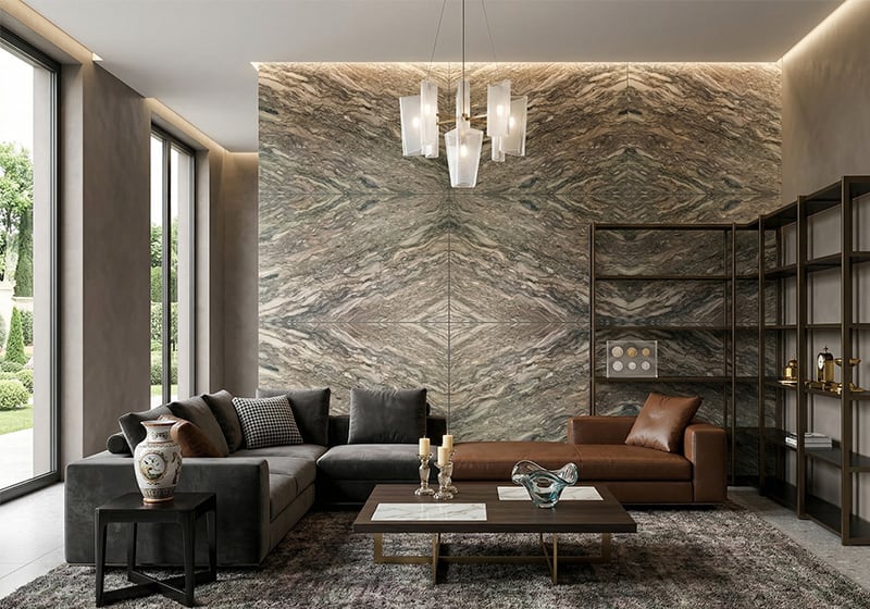 Fusion Green Polished Quartzite Slab Random (SL91454)