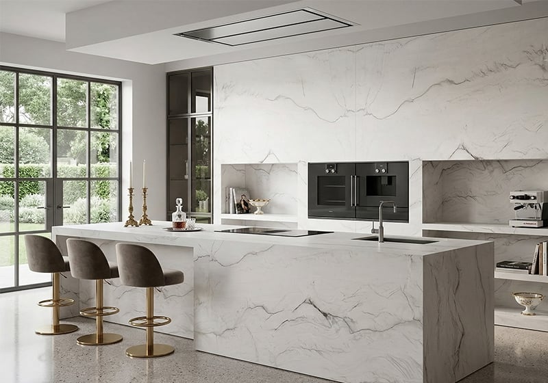 Le Blanc Polished Quartzite Slab Random (SL91442)