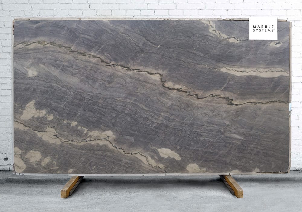 Nuvole Blue Polished Quartzite Slab Random 1 1/4 Image