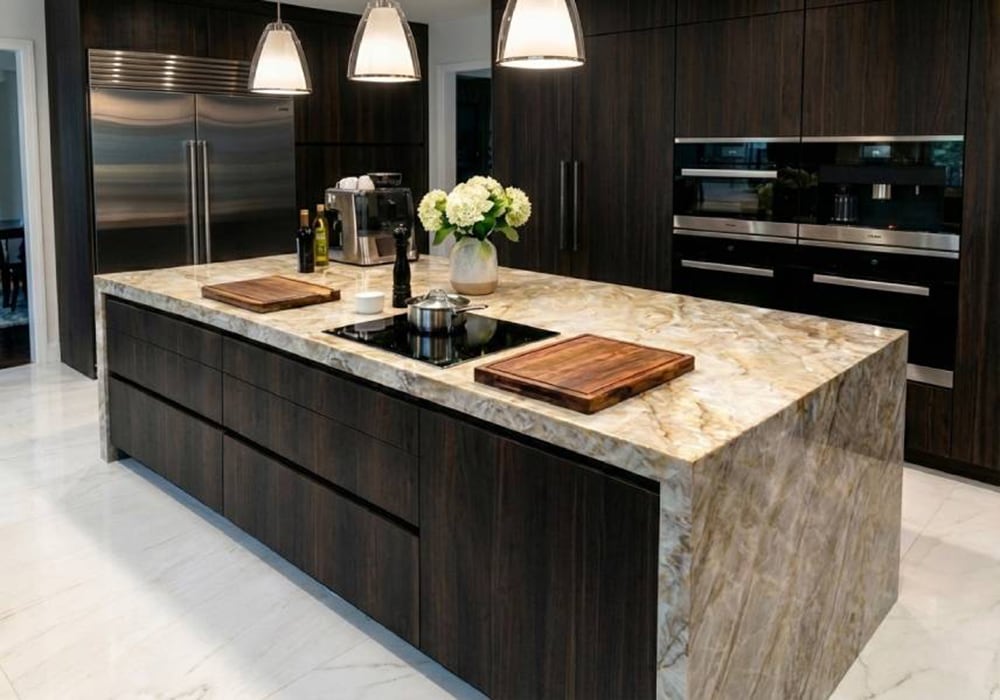 Taj Mahal Supreme Polished Quartzite Slab Random (SL91167)