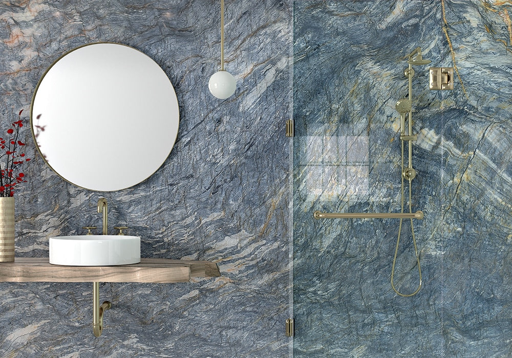Tungsten Polished Quartzite Slab Random 1 1/4 (SL90980)