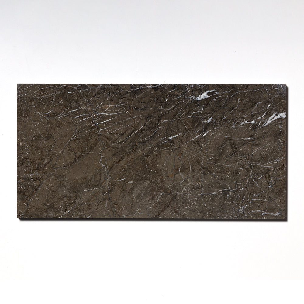 Arctic Gray Polished Marble Tile 12×24 Image
