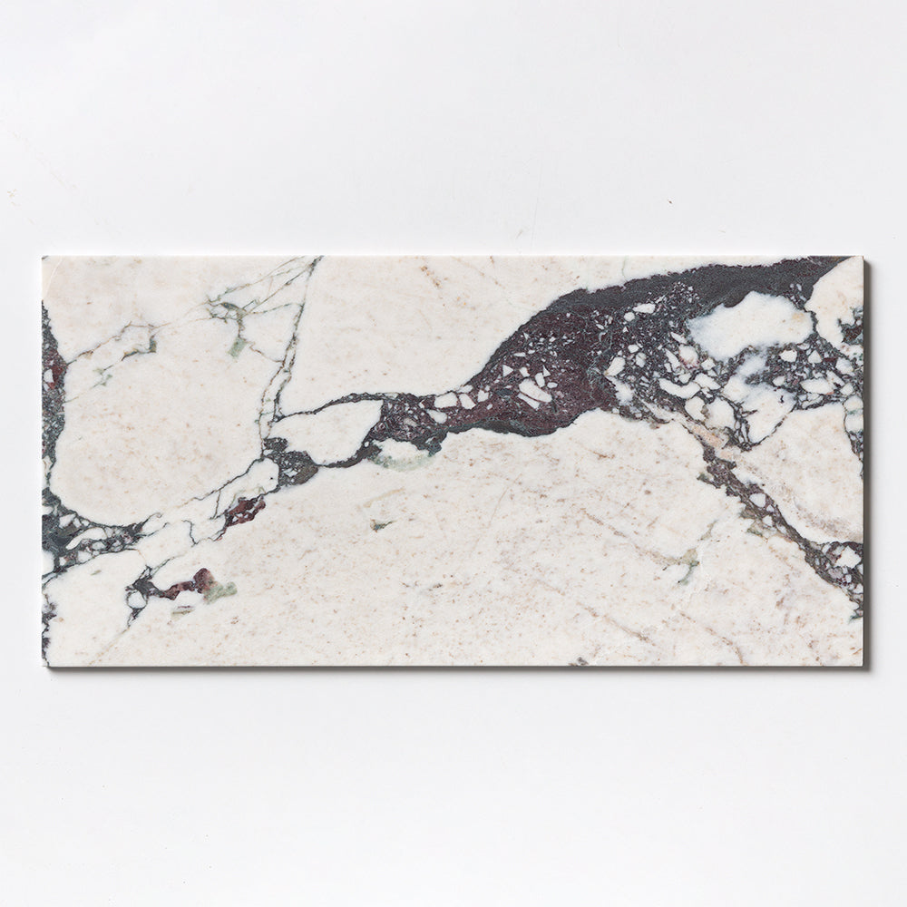 Calacatta Viola Honed Marble Tile 12×24 Image