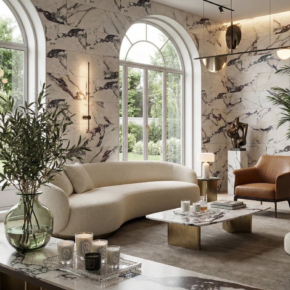 Calacatta Viola Honed Marble Tiles 12×24 (TL20067)