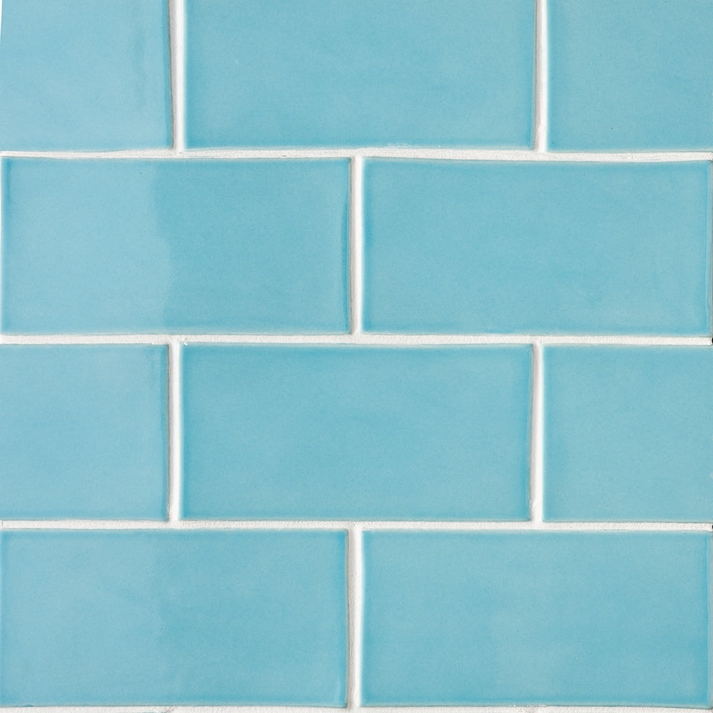 Marble Systems Robin glossy ceramic tile pattern swatch — available at Surface Group