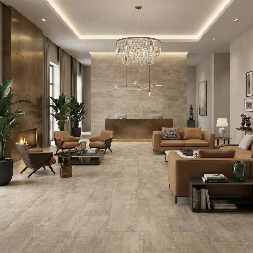 Runway Delight Honed Concrete Look Porcelain Tiles 12×24 (WIS12086)