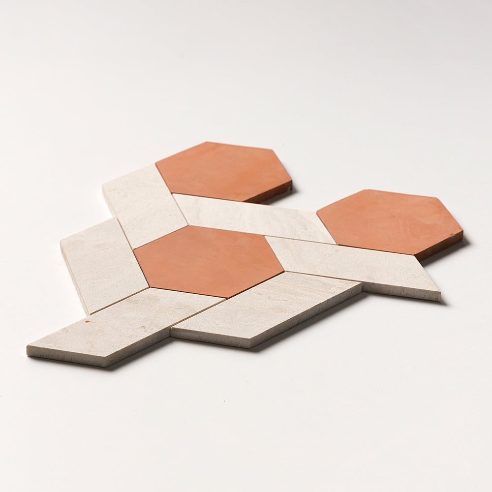 Diana Royal Leather Toltec Marble Mosaics 12 1/4Γ18 13/32 (NW00189)
