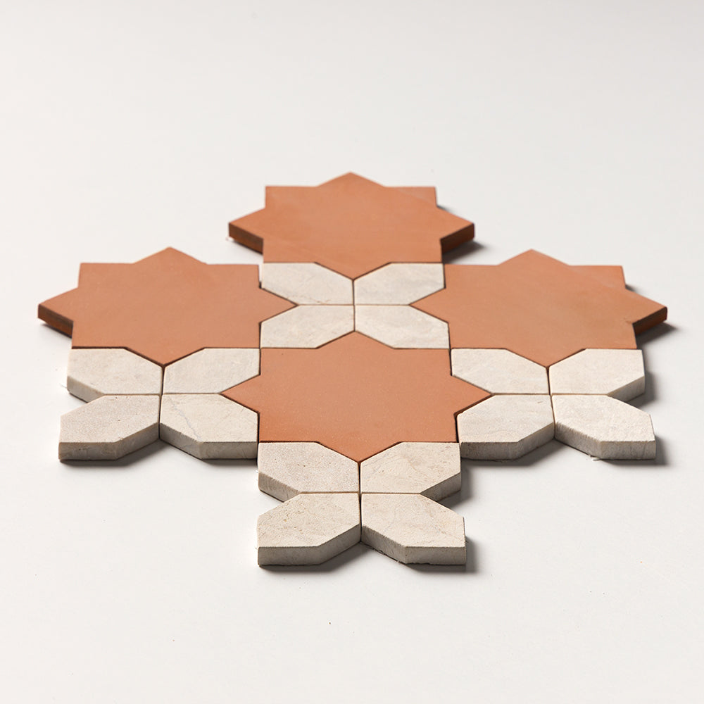 Diana Royal Leather Zamora Marble Mosaics 11 1/16Γ11 1/16 (NW00183)