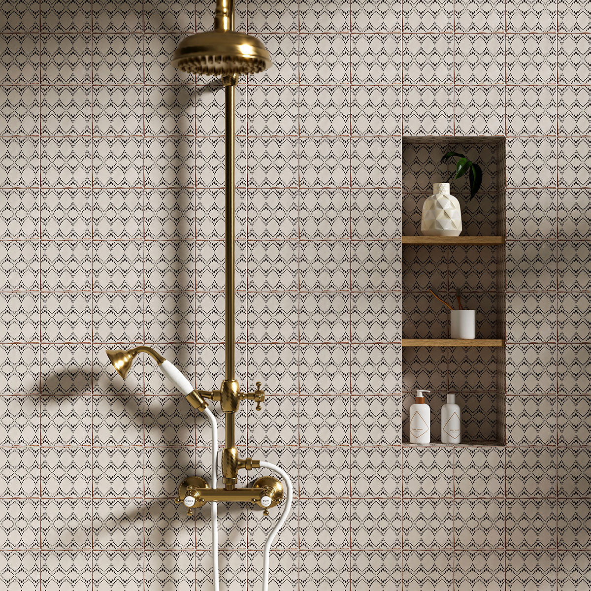Adeline Matte Terracotta Tile 6×6 (TL80791)
