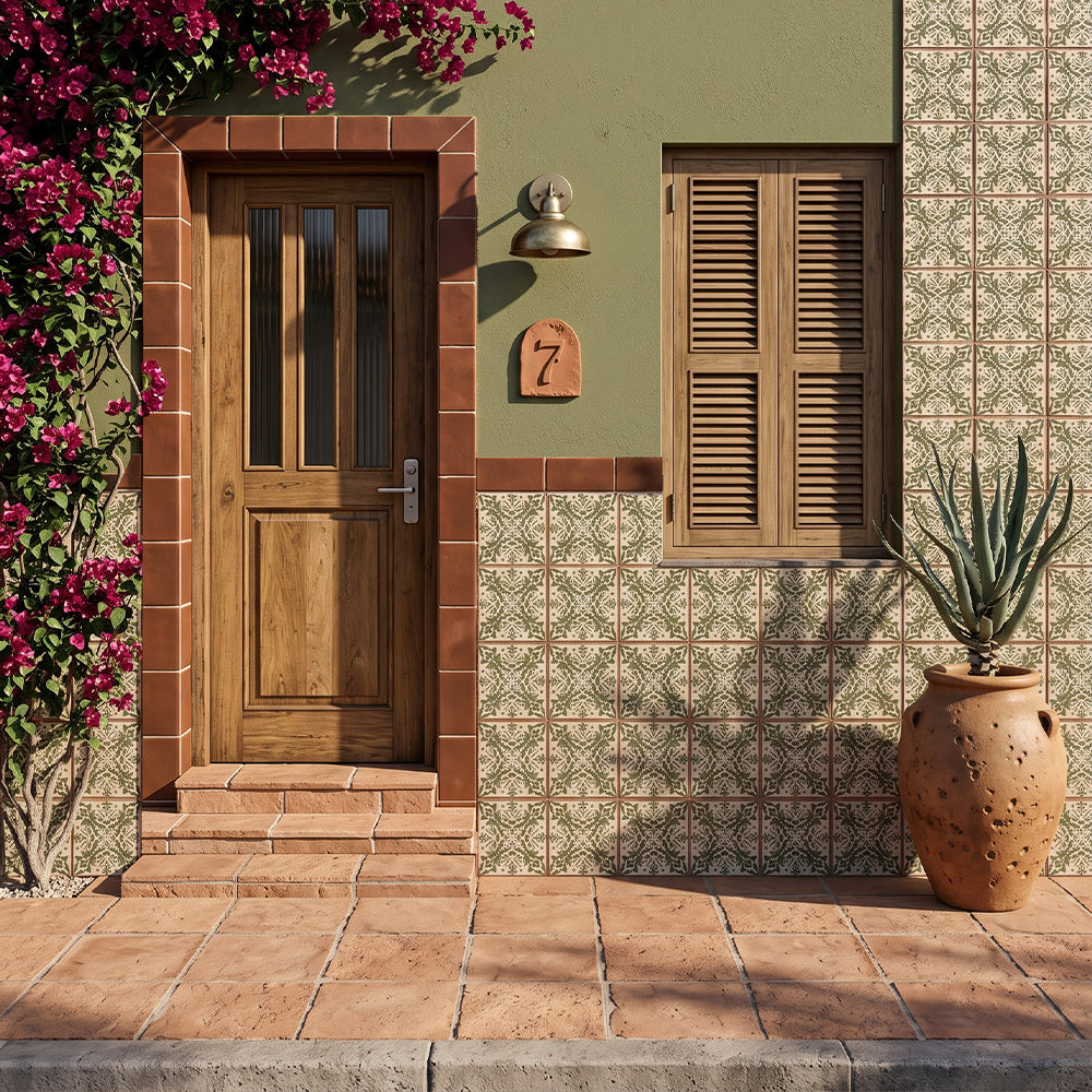 Daphne Matte Glazed Terracotta Tiles 6×6 (TL80790)