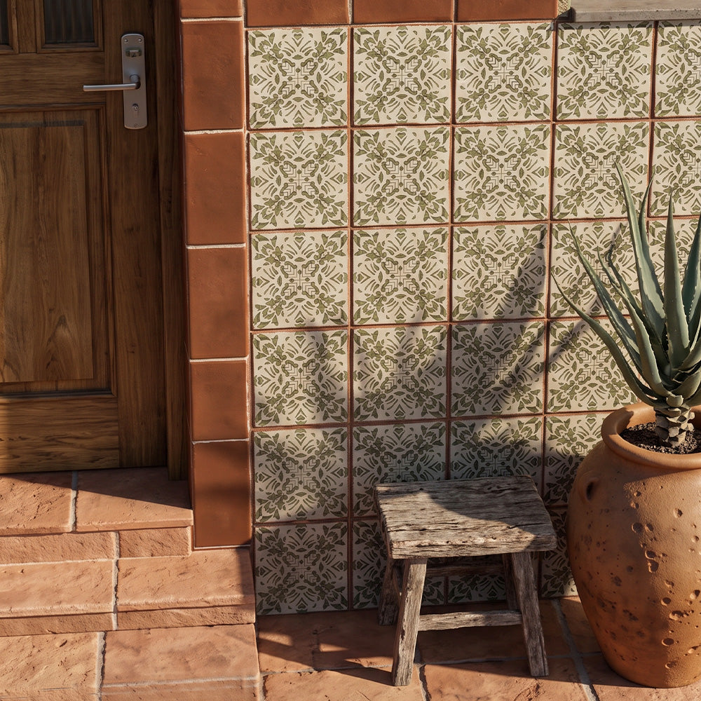Daphne Matte Glazed Terracotta Tiles 6×6 (TL80790)