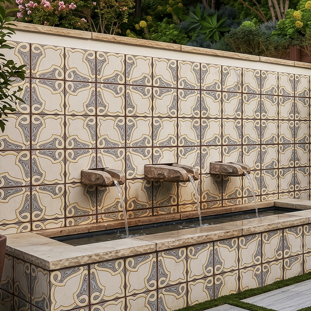 Eloise Matte Glazed Terracotta Tiles 6×6 (TL80789)