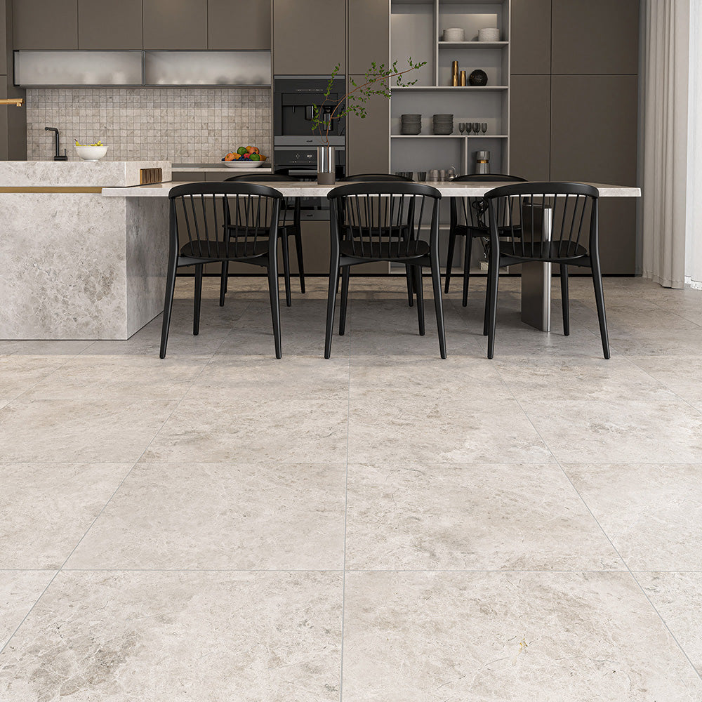 Silver Shadow Polished Marble Tile 24×24 (TL13865)