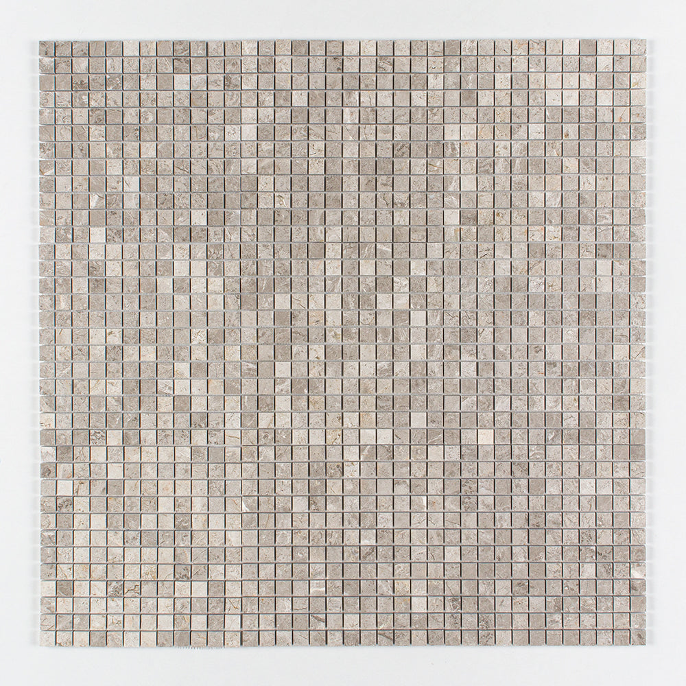 Marble Systems Silver Clouds Marble Silver Clouds glossy marble tile pattern swatch — available at Surface Group