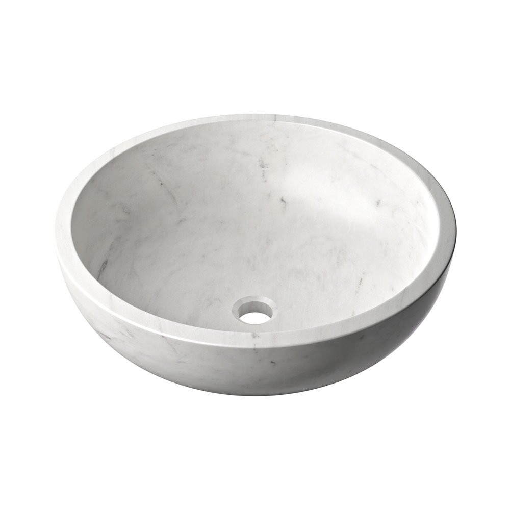 Marble Systems Marble Sinks Avalon matte marble tile close-up view — available at Surface Group