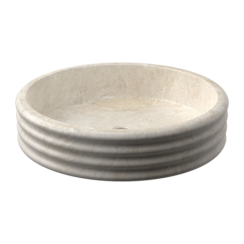 Marble Systems Marble Sinks Diana Royal matte marble tile close-up view — available at Surface Group