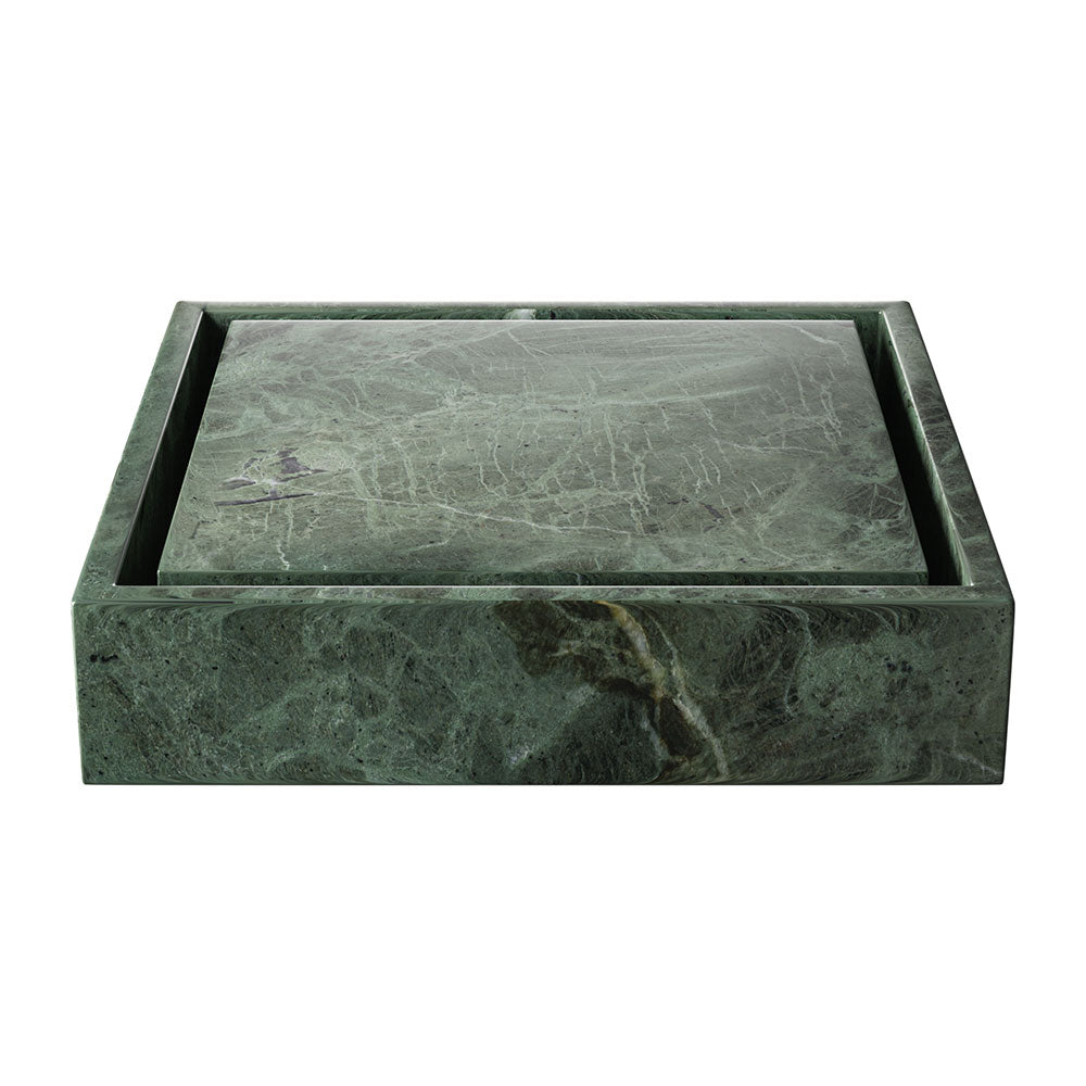 Marble Systems Marble Sinks Verde Tia matte marble tile — available at Surface Group
