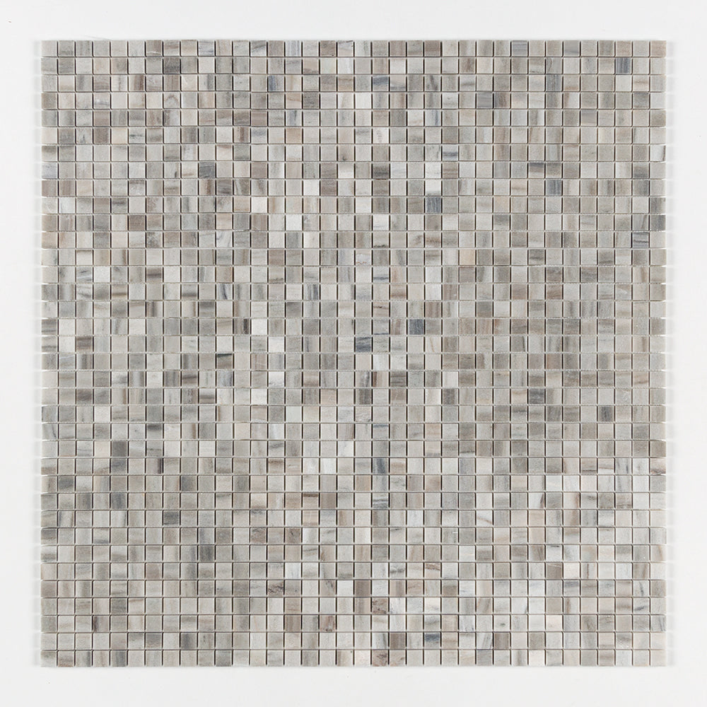 Marble Systems Skyline Honed Marble Skyline matte marble tile pattern swatch — available at Surface Group