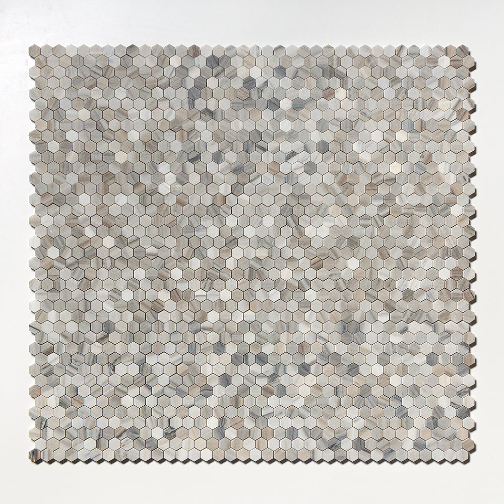 Marble Systems Skyline Honed Marble Skyline matte marble tile pattern swatch — available at Surface Group