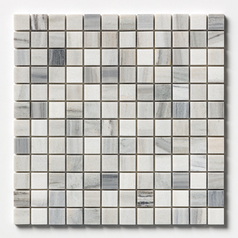 Verona Blend Honed 1×1 Marble Mosaic 12×12 Image