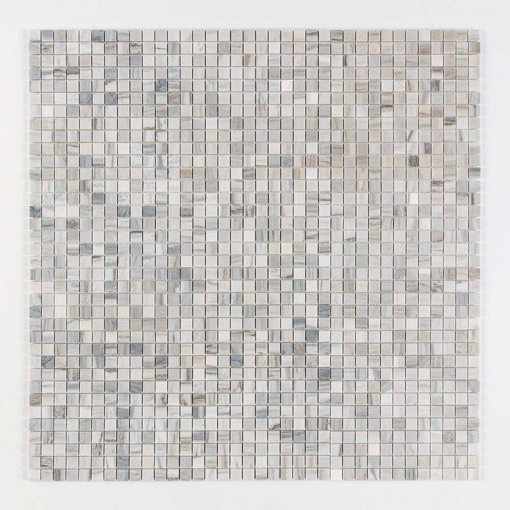 Marble Systems Skyline Honed Marble Verona Blend matte marble tile pattern swatch — available at Surface Group