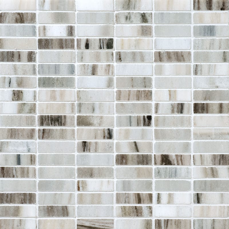 Verona Polished 5/8×2 Marble Mosaics 12×12