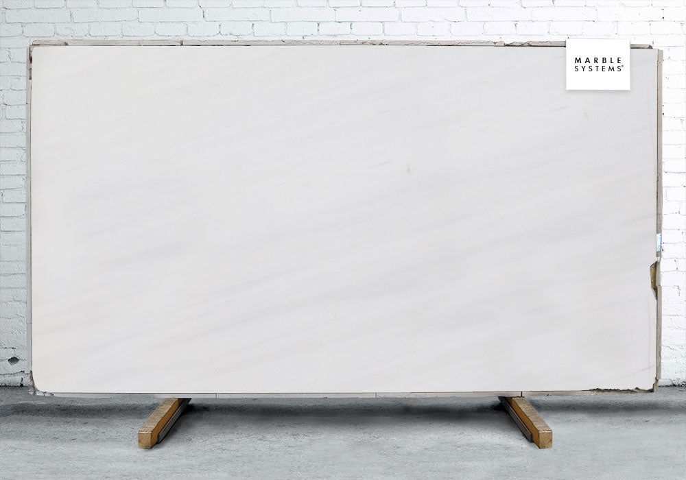 Snow White Polished Marble Slab Random 3/4 Image