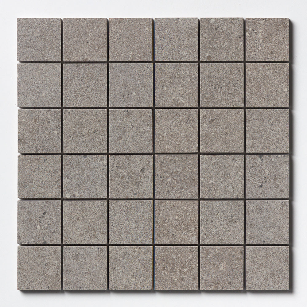 Octavia Grey 2×2 Porcelain Mosaic 12×12 Image