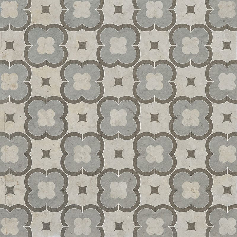 Marble Systems Talya Decorative Marble Britannia Light Britannia matte tile pattern swatch — available at Surface Group