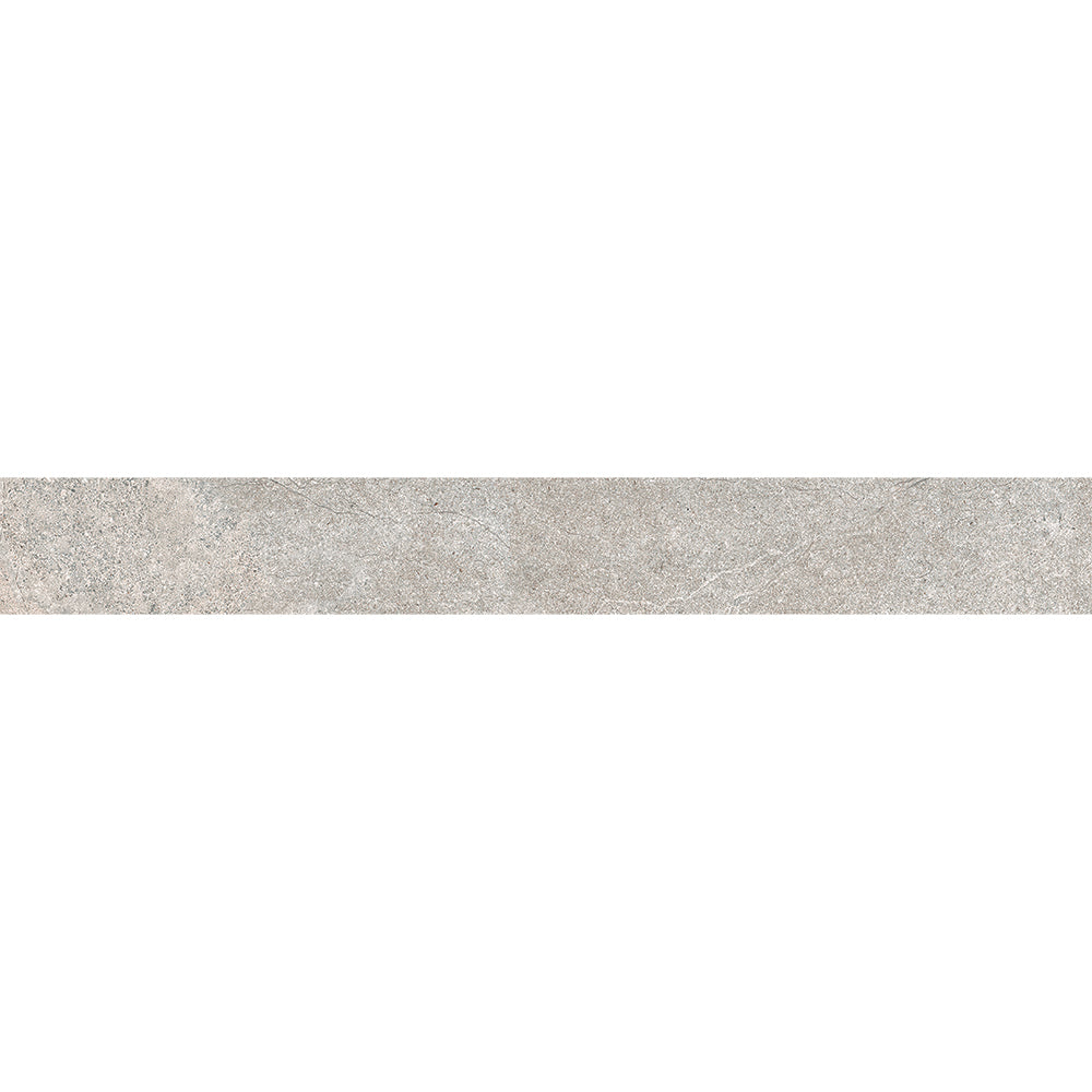 Rock Gray Matte Bullnose Porcelain Base 3Γ24 Image