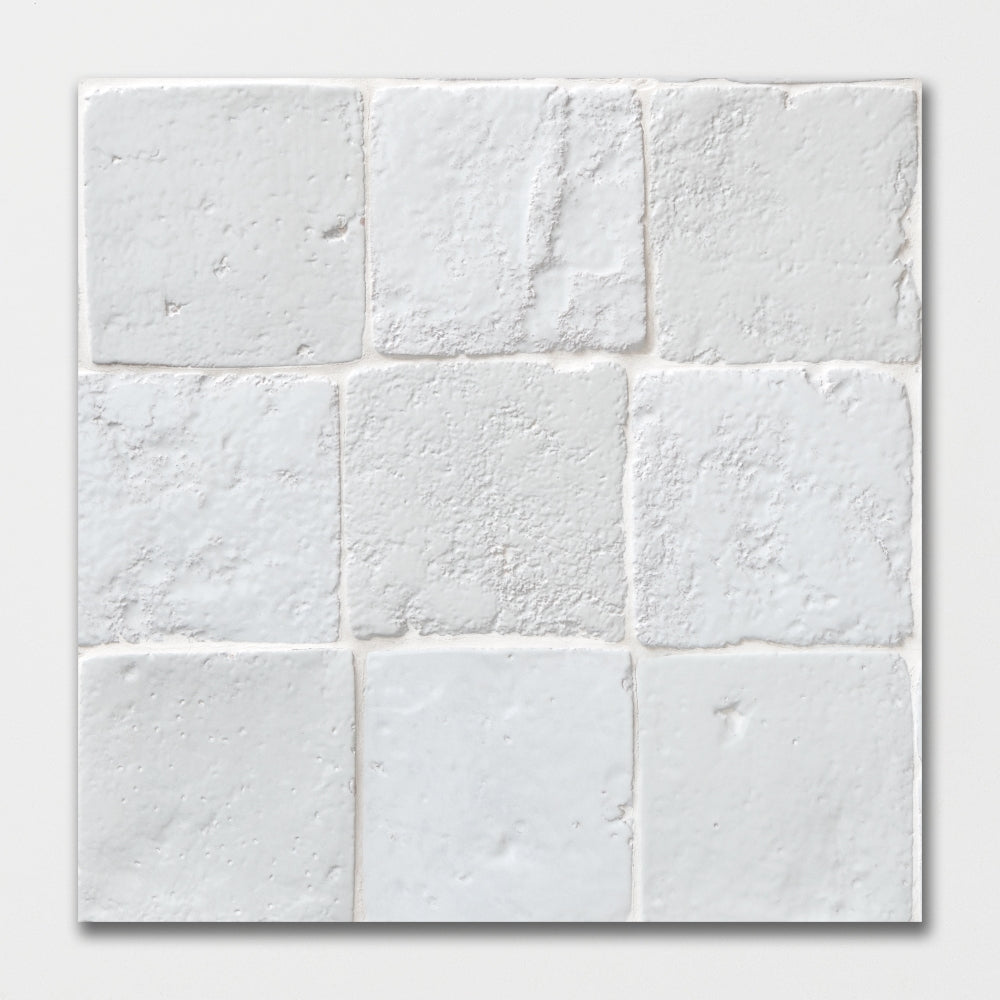Marble Systems Terra Branca Terracotta Dark glossy terracotta tile pattern swatch β available at Surface Group