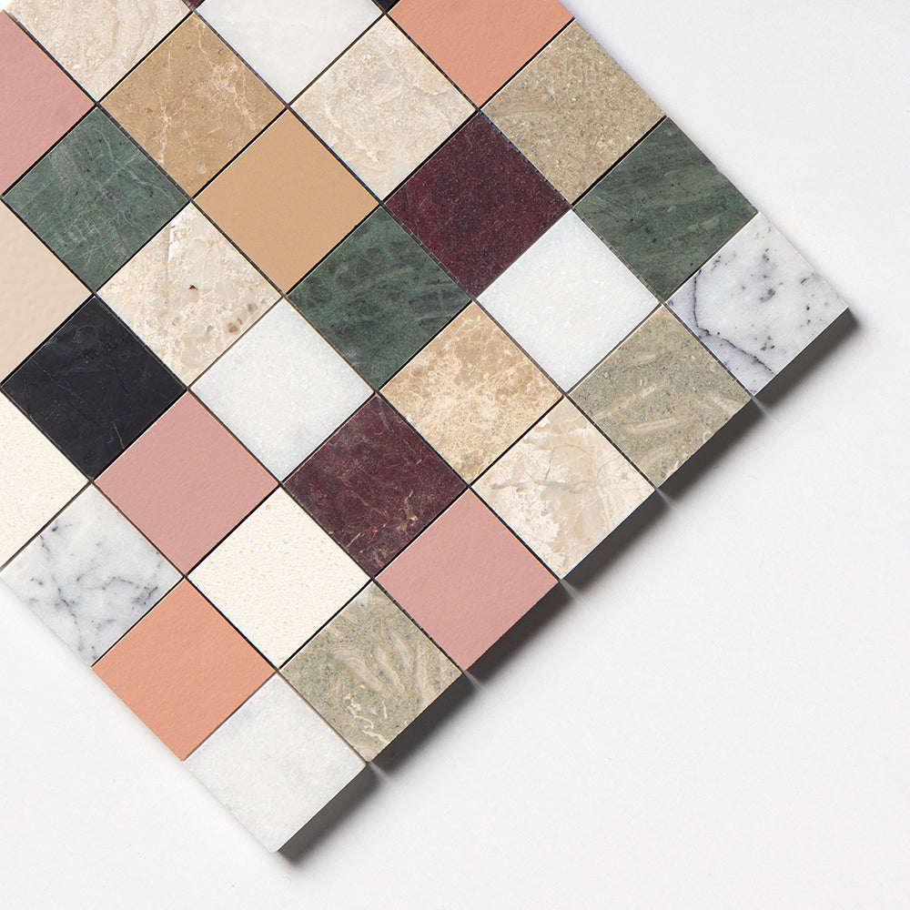 Blend Honed San Tropez Marble Mosaics 12×12 (MS02197)