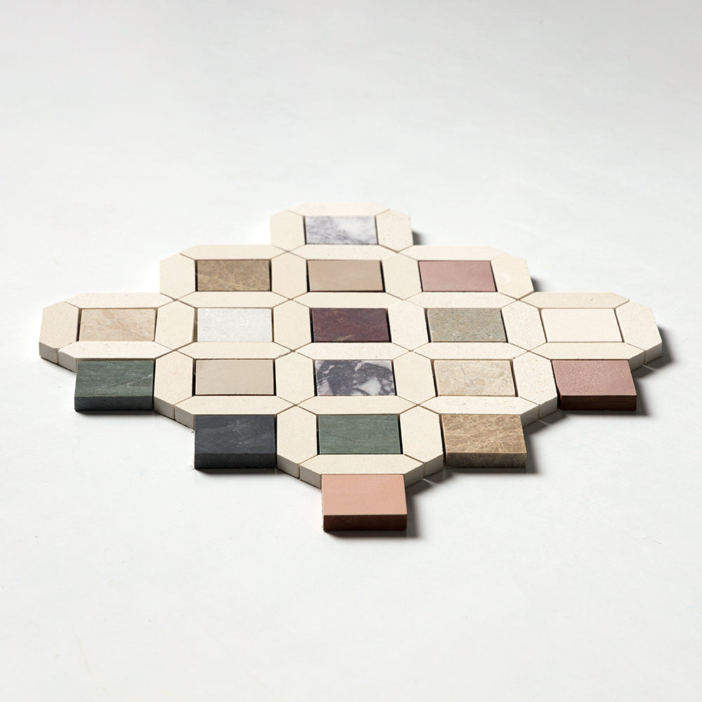 Blend Honed Louna Marble Mosaics 12Γ12 (MS02195)