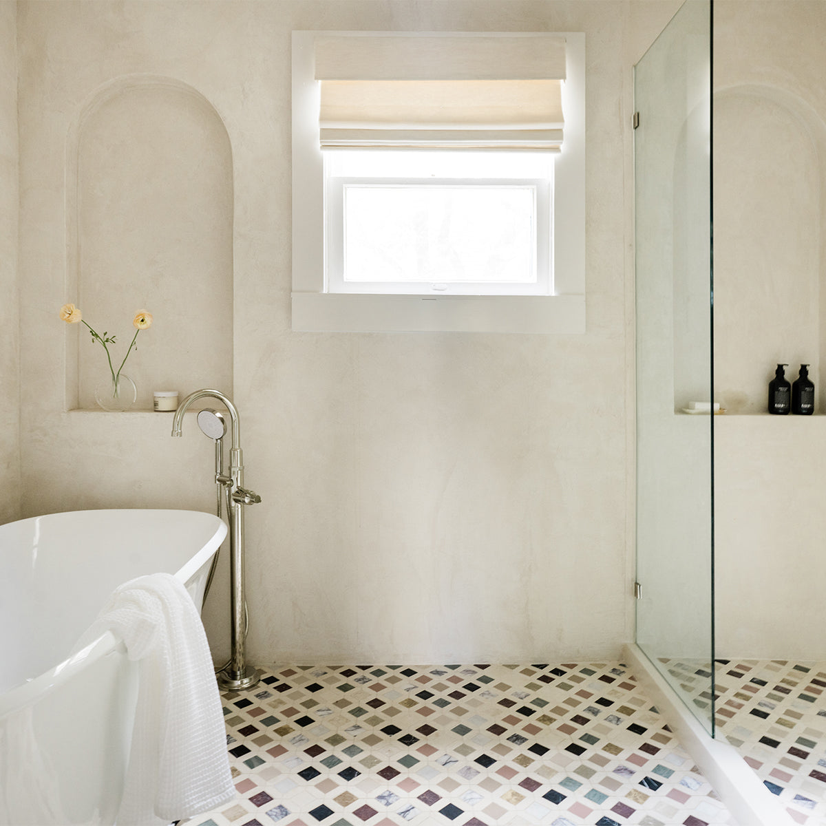 Blend Honed Louna Marble Mosaic 12 5/8×12 5/8 (MS02195)