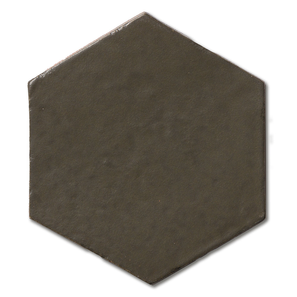 Olivin Matte Hexagon Glazed Terracotta Tile 6×6 Image