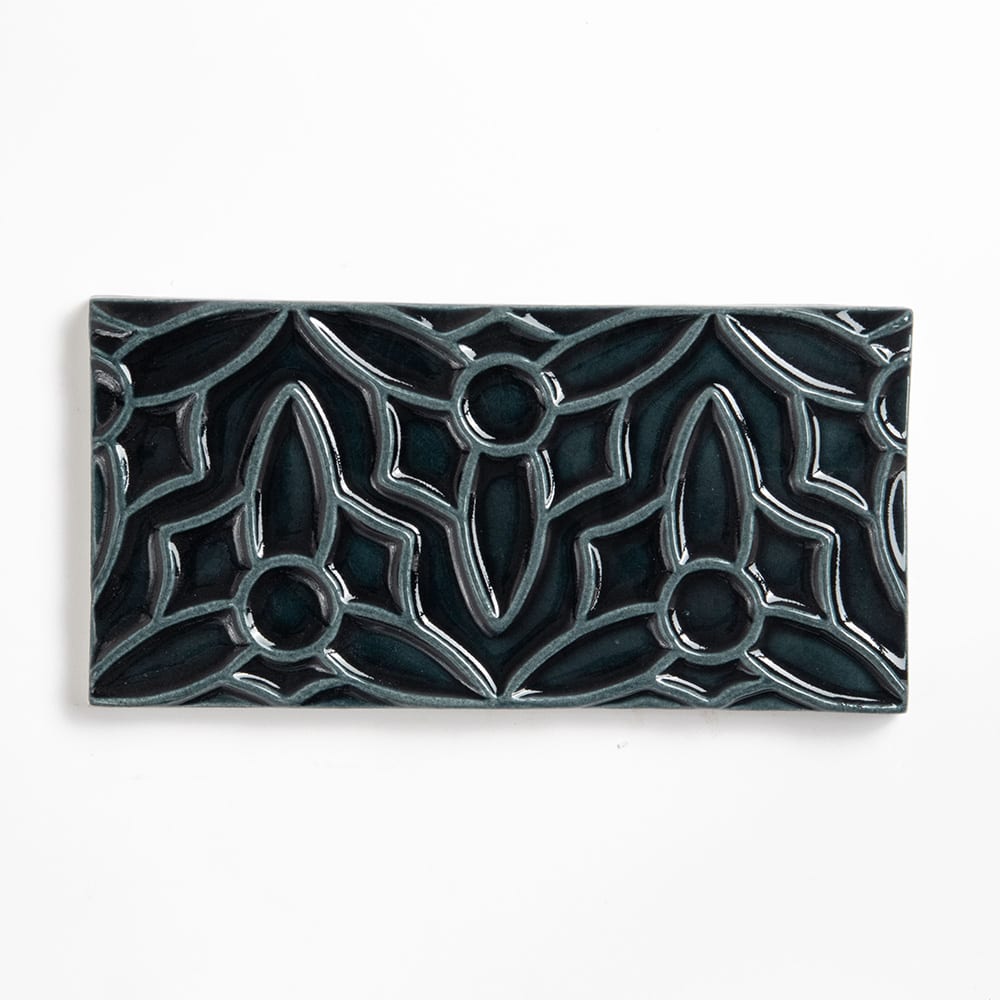 Tourmaline Crackled Barcelona Ceramic Wall Decos 4×8 Image