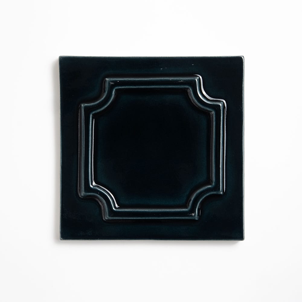 Tourmaline Crackled Era Ombre Ceramic Wall Decos 6Γ6 Image
