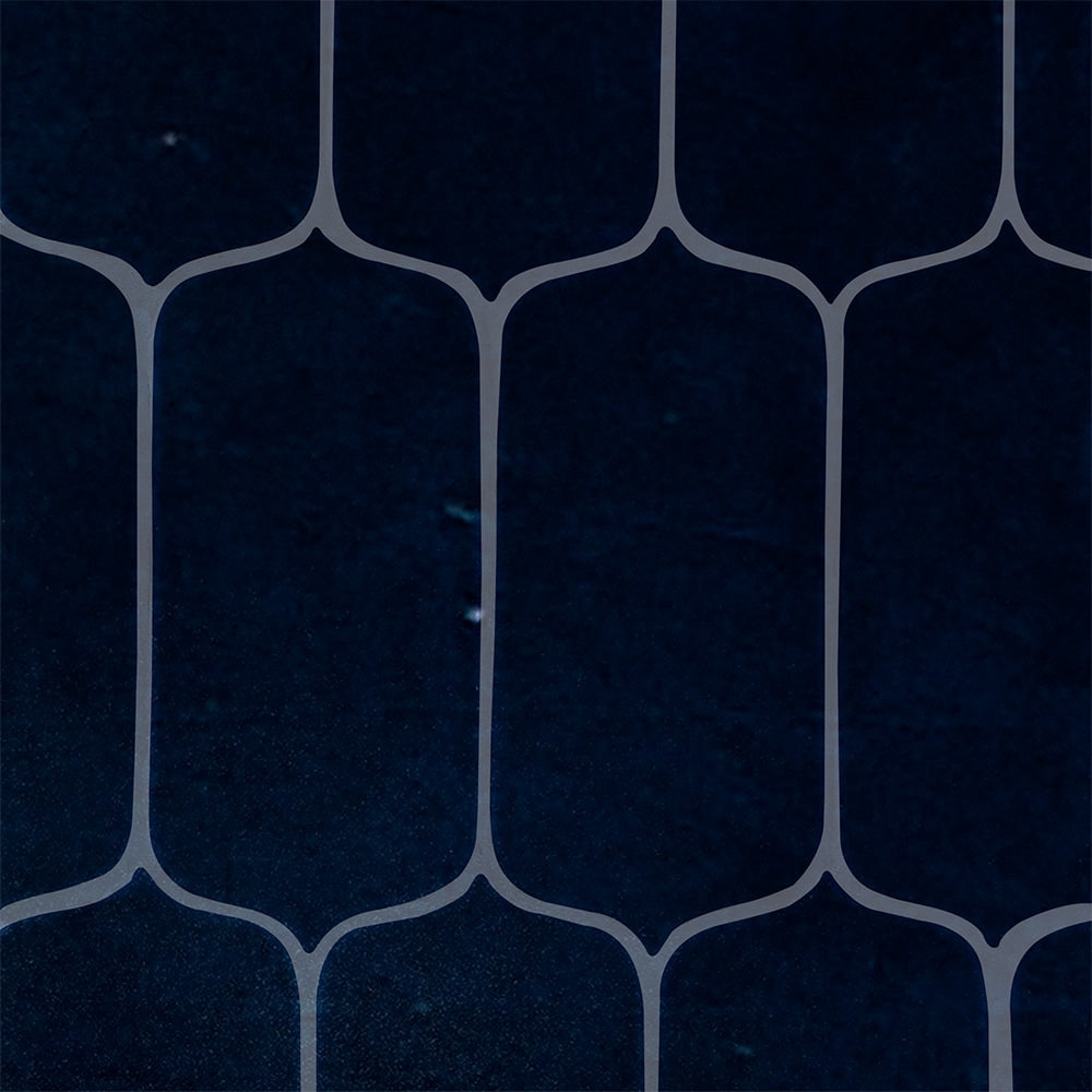Marble Systems Tulum Ceramic Tourmaline satin ceramic tile pattern swatch β available at Surface Group
