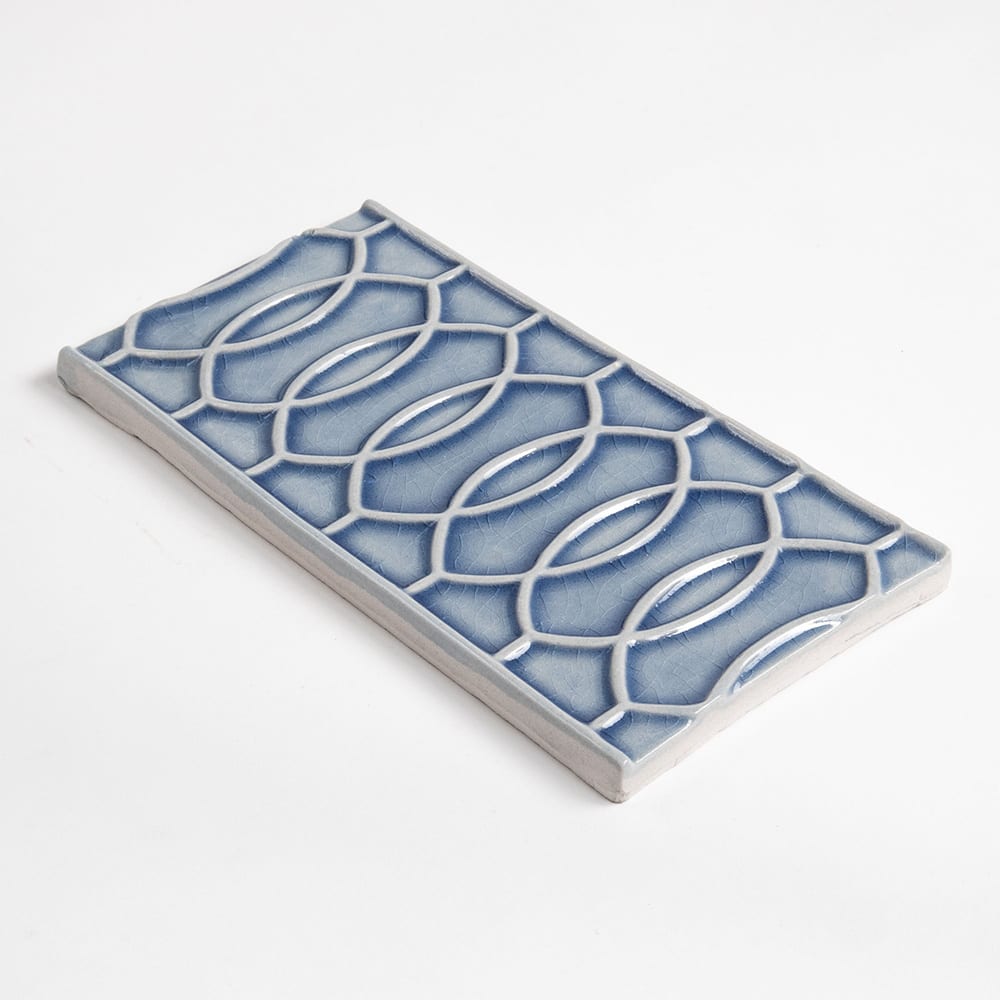 Vinca Crackled Vienna Ceramic Accent Tiles 4Γ8 (WST09140)